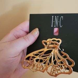 NEW INC butterfly hairclip